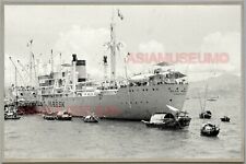 40s Else Maersk Cargo Ship HONG KONG VINTAGE PHOTO POSTCARD RPPC 811 香港舊照片明信片 picture