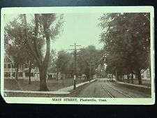 Vintage Postcard 1917 Main Street, Plantsville, Connecticut (CT) picture