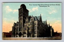 Philadelphia PA-Pennsylvania, Boy's Central High School Antique Vintage Postcard picture