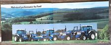1980s Ford New Holland Tractors Sales Brochure 7710 Advertising Catalog Wall Art picture
