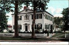Gay Mansion, Home of Postmaster Gideon Granger Suffield CT Vintage Postcard I26 picture