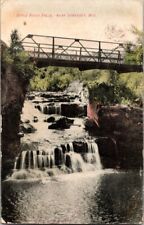 postcard Antique Posted 1907 Apple River Falls Somerset Wisconsin A16 picture