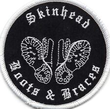 SKINHEAD Oi PATCH Boots and Braces picture