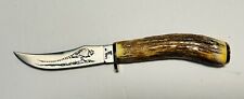 Vintage Case XX Pheasant Hunter Small Game Knife, Fixed Blade Stag Handle picture