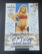 2011 Mary Riley 9/12 Authentic Auto Signed Card picture