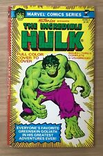The Incredible Hulk paperback #1 Pocket Books Marvel Comics 1978 Jack Kirby picture
