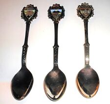 Japan Nickel Silver Vintage Souvenir Spoons Collectible **Nikko/Japan/Kyoto** picture