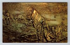 Nauvoo IL-Illinois, Exodus to Greatness Monument, Antique Vintage Postcard picture