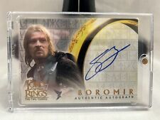 Topps Lord Of The Rings Autrograph Card - Boromir - Sean Bean - TTT picture