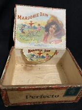 Seldom Seen Vtg 1916 Marjorie Daw See Saw Perfecto Cigar Box picture