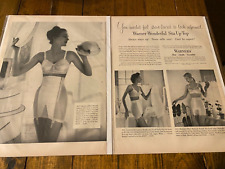 Vintage 1952 Warner's Girdles You Needn't Feel Strait-Laced ad picture
