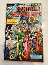 Giant-Size Avengers #4 (1975) Marriage of Vision and Scarlet Witch FN- 5.5 picture