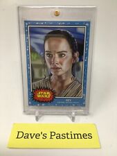 Rey 2019 Topps Star Wars Living Set Card The Force Awakens #47 ONE TOUCH INCL J3 picture