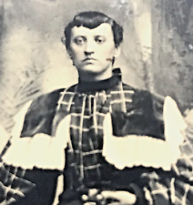 ANTIQUE Tintype 1800s Gay Trans Drag Interest? picture